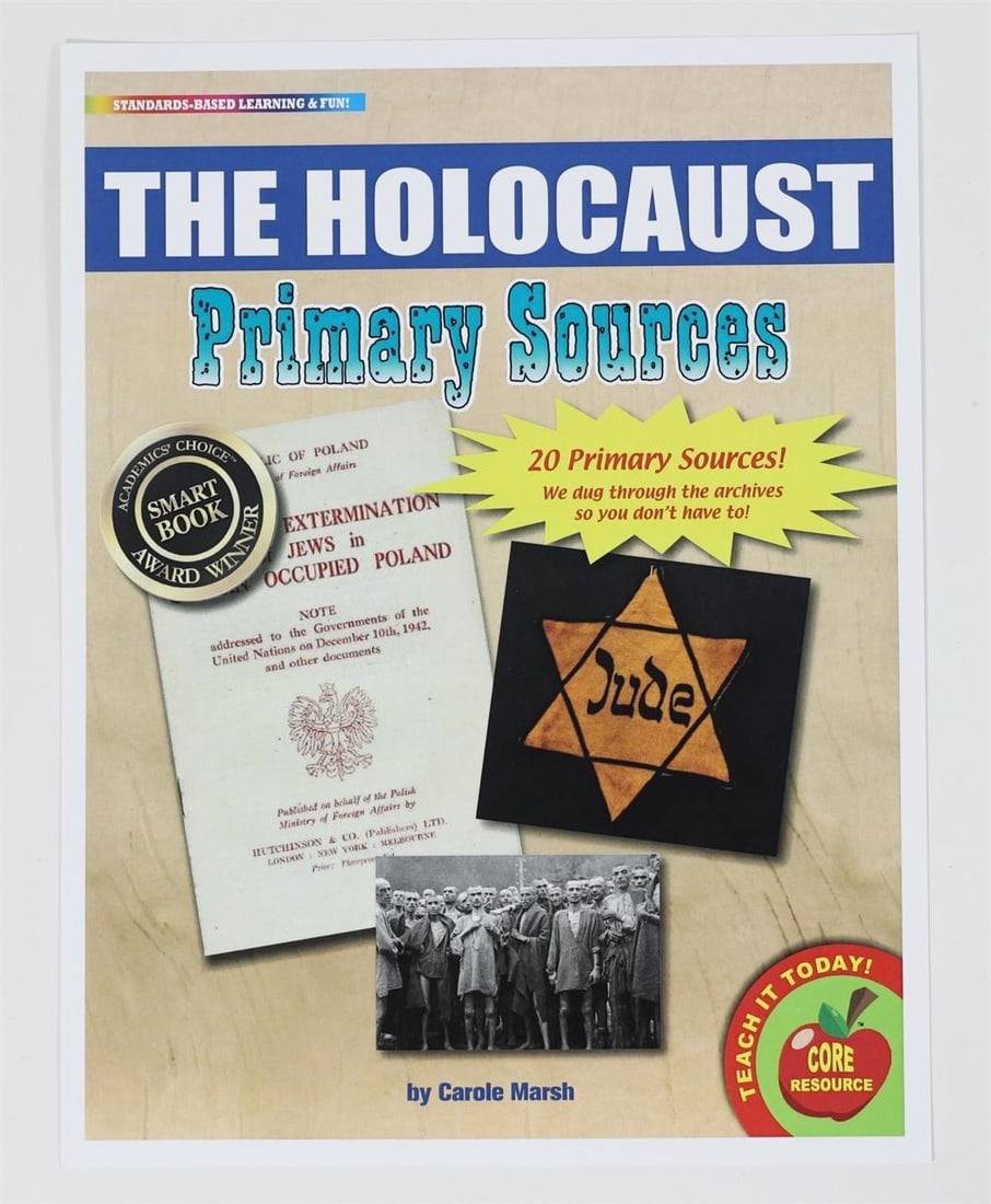 The Holocaust Primary Sources: Gallopade Publishing Group Educational The Holocaust Primary Sources Pack, Card Stock