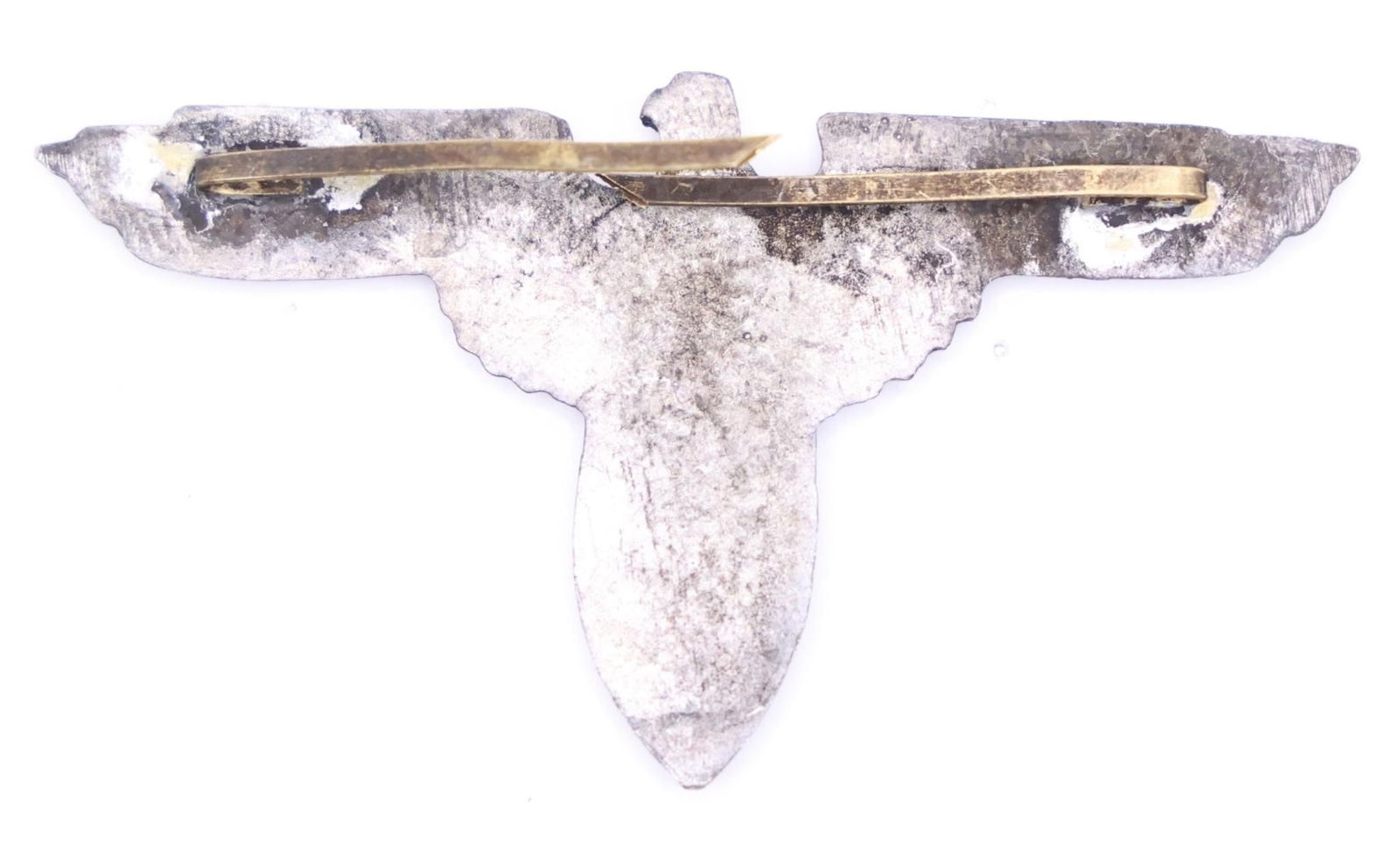 WWII SS Iron Eagle Hat Insignia - 2