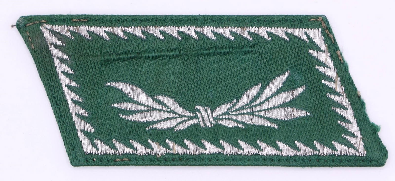 Reichsfinanzverwaltung / Zollgrenzschutz Tab: Original German Reichsfinanzverwaltung / Zollgrenzschutz collar tab, single example (one only), period piece.