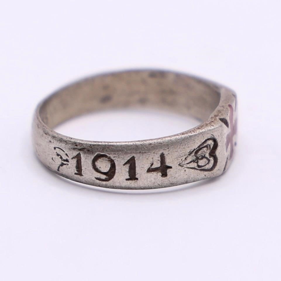 WWI German Silver Ring 1914-1917 - 2