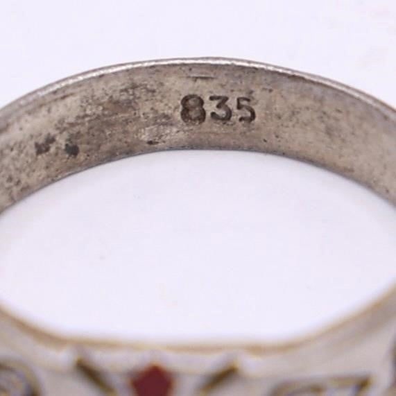 WWI German Silver Ring 1914-1917 - 4
