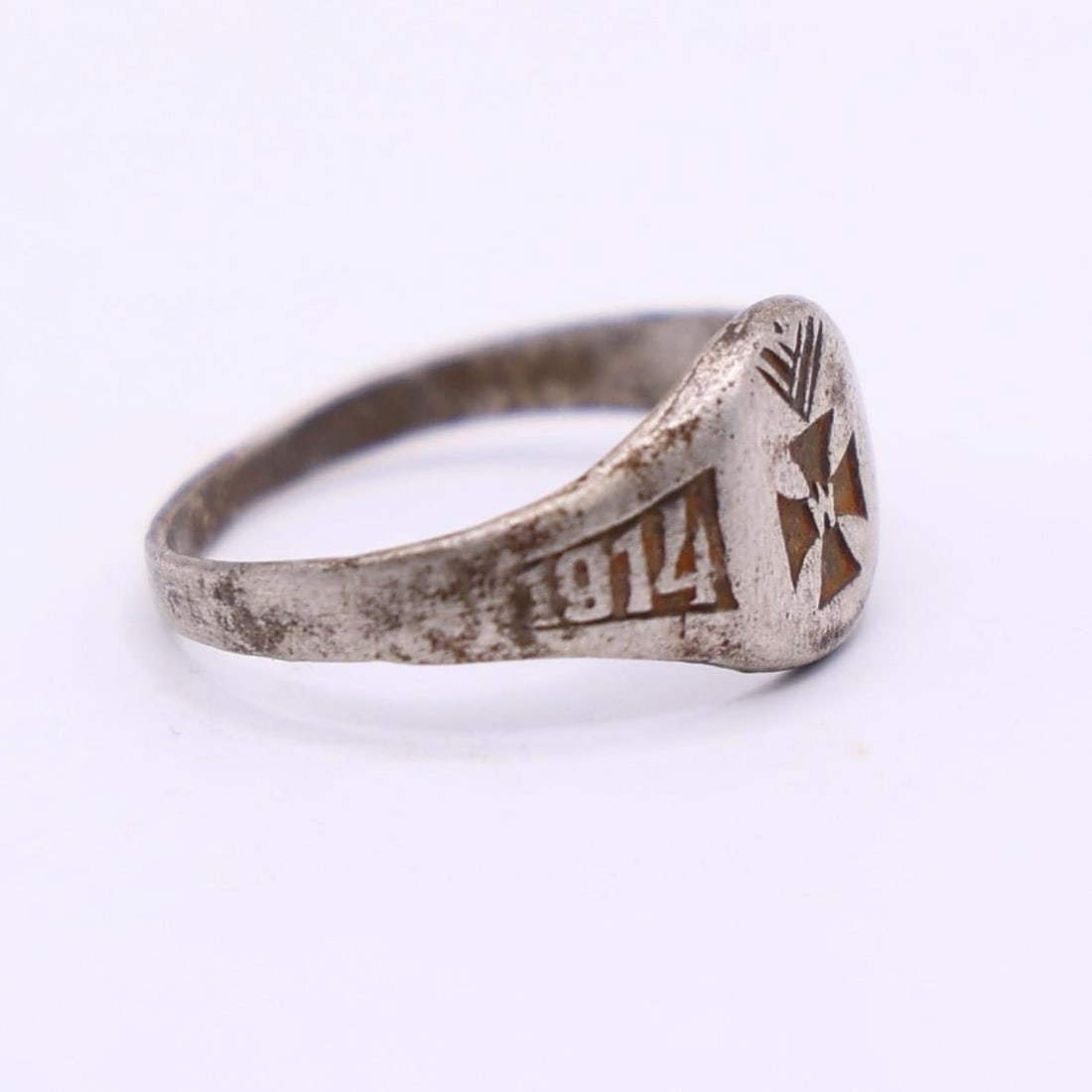 WWI German Silver Ring 1914-1916 - 2