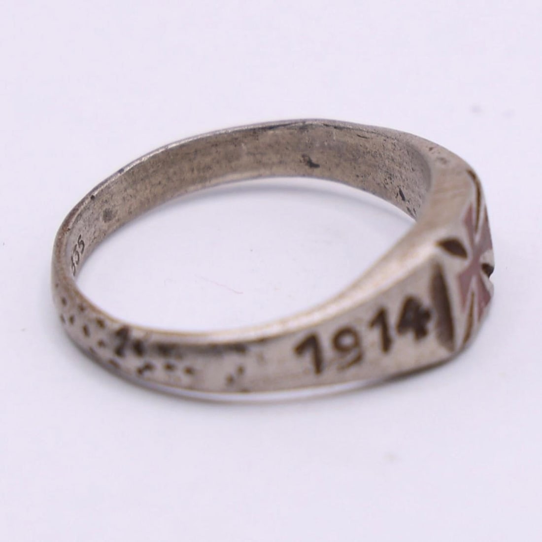 WWI German Silver Ring 1914-1916 - 2