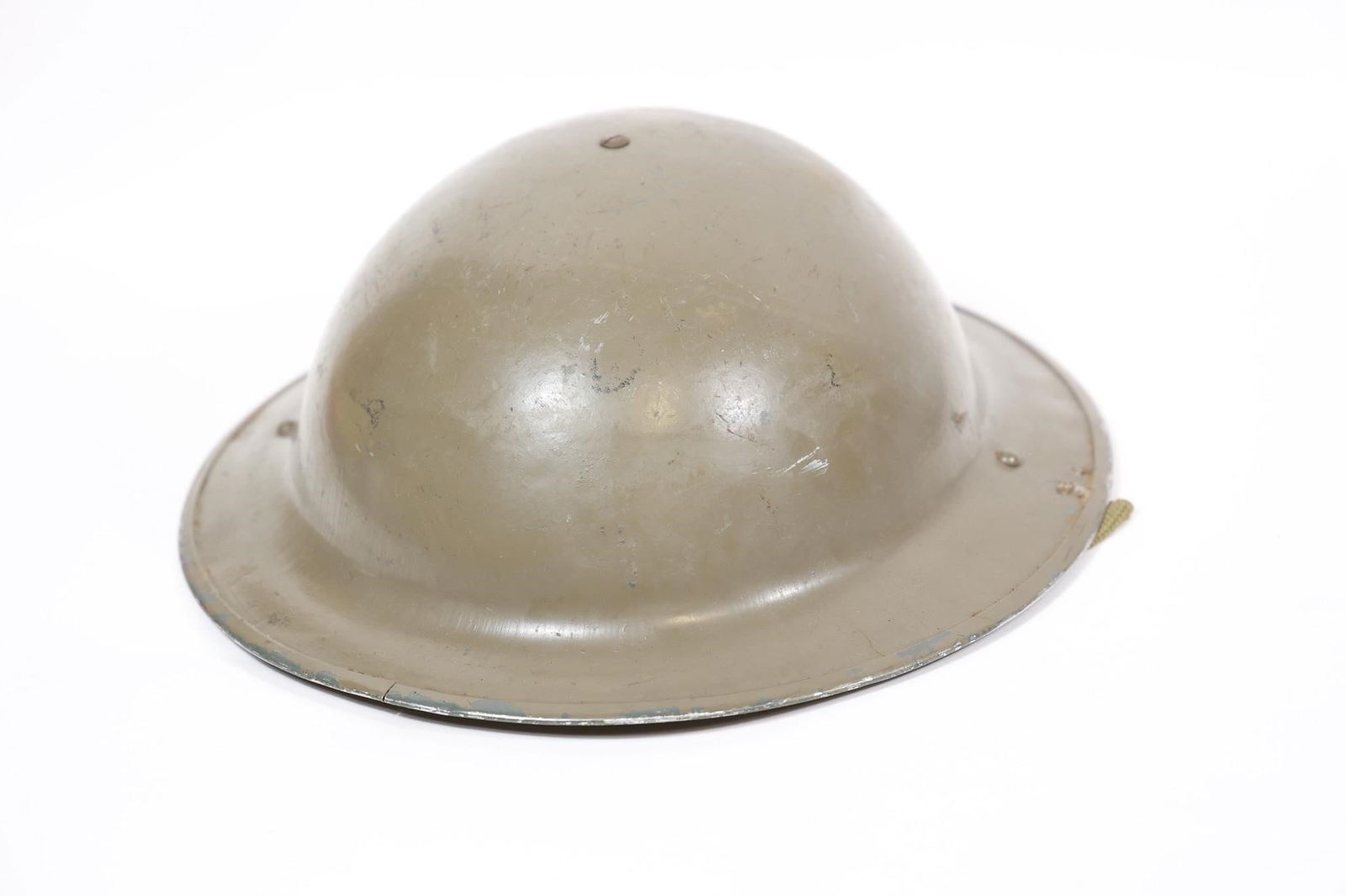 WW2 British Army Steel Brodie Mk 2 Helmet (1 of 3)