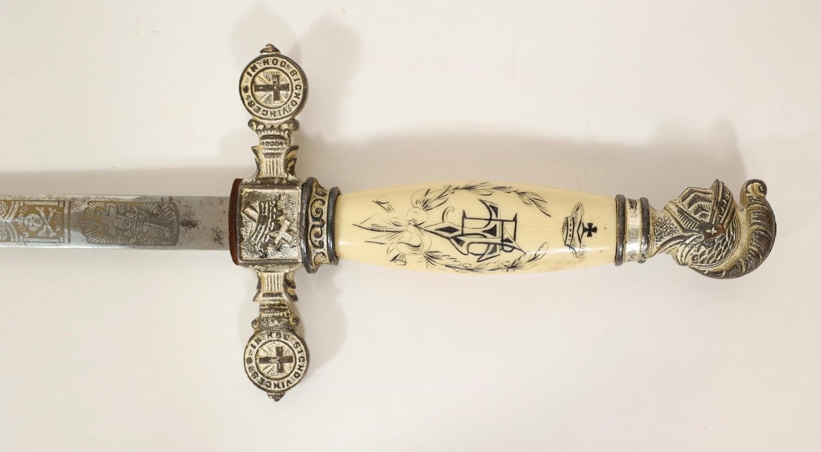 Masonic Knights Templar Fraternal Sword - 5