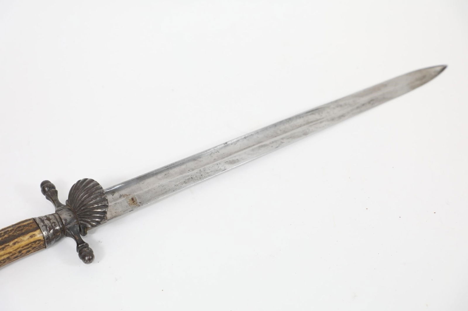1850 GERMAN HIRSCHFAENGER HUNTING DAGGER - 13