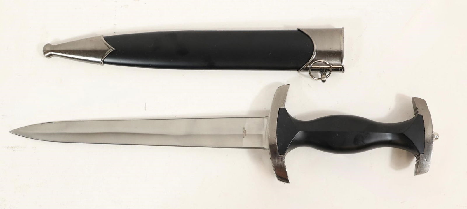 Decorative SS-Style Dagger w/ Etched Blade - 6