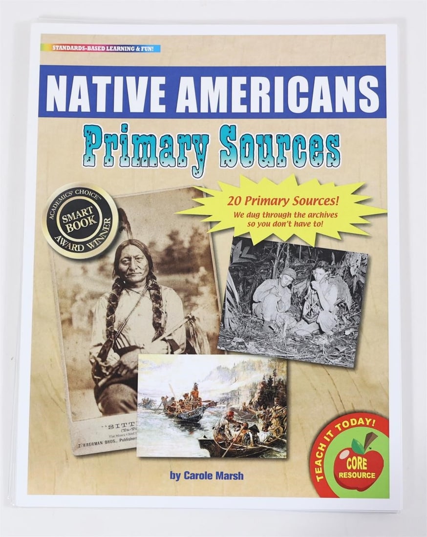 Native Americans: Primary Sources: Primary Source Packs include more than 20 historical documents to help students think critically and analytically, interpret events, and question the various perspectives of history. Created to
