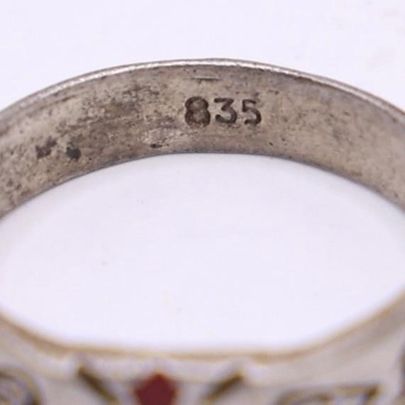 WWI German Silver Ring 1914-1917 - 4
