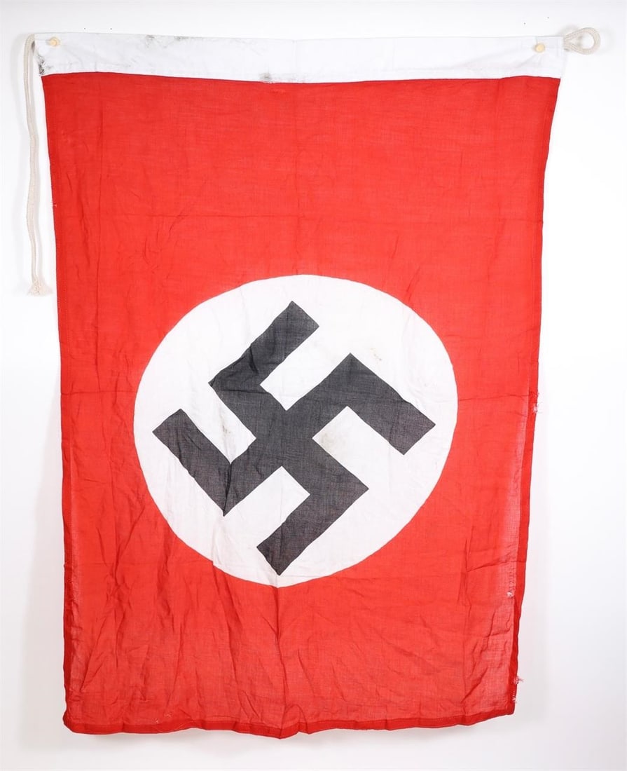 Third Reich-Era German Red Flag - 2