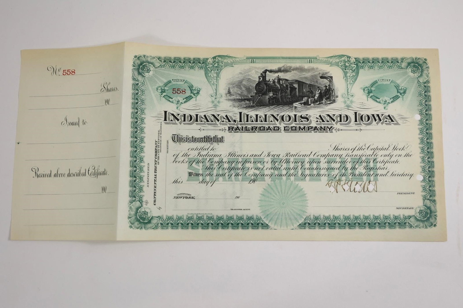 Indiana, Illinois and Iowa Railroad Company (1 of 2)