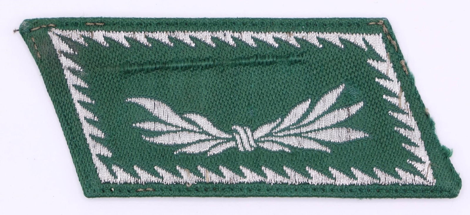 Reichsfinanzverwaltung / Zollgrenzschutz Tab: Original German Reichsfinanzverwaltung / Zollgrenzschutz collar tab, single example (one only), period piece.