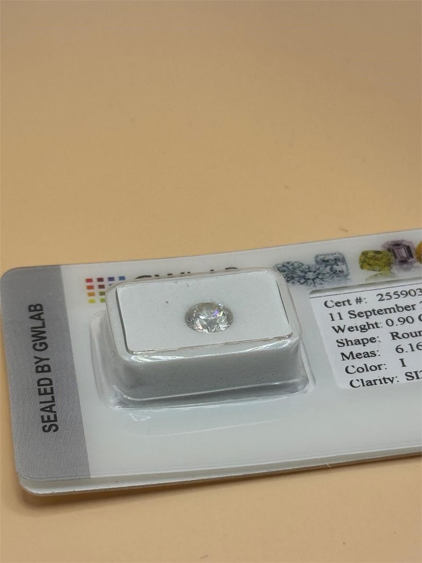 Natural Round Diamond 0.90ct - 3