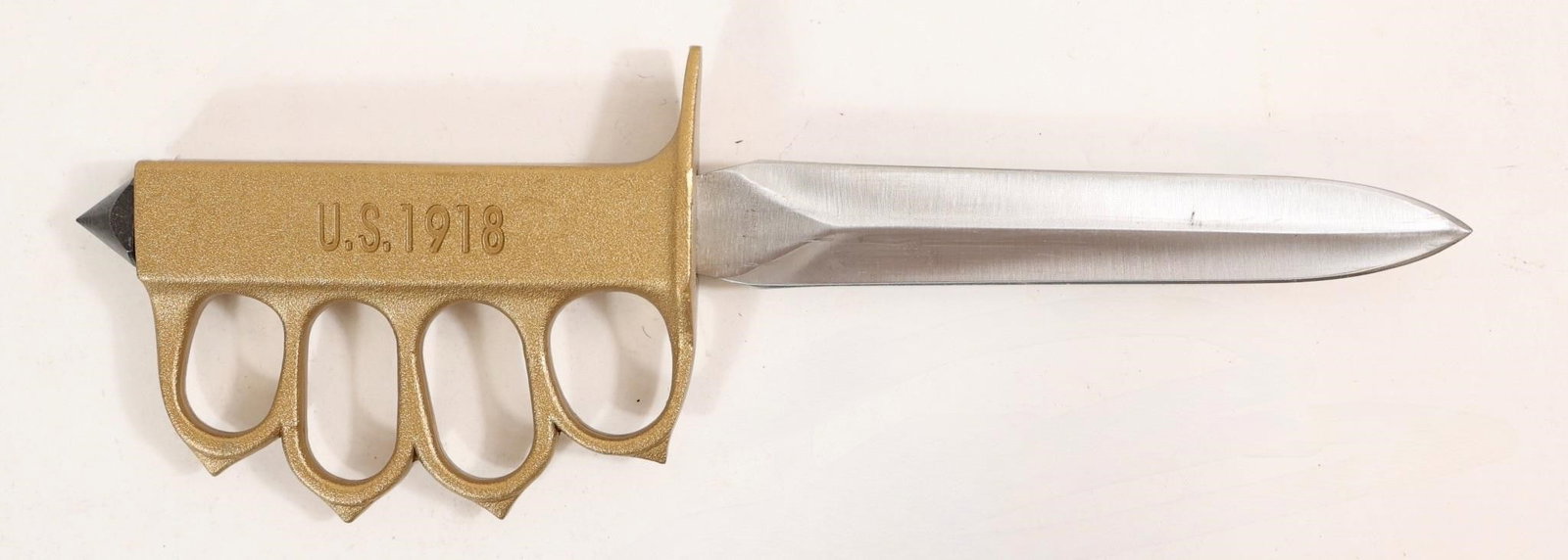 Rite Edge 12" 1918 Wwi Brass Trench Knife/decor: This Rite Edge 12" 1918 Wwi Brass Trench Knife Presents A Compact, Historically Inspired Combat Blade Measuring 12 Inches Overall For Authentic Proportion And Handling. The Piece Features A Brass