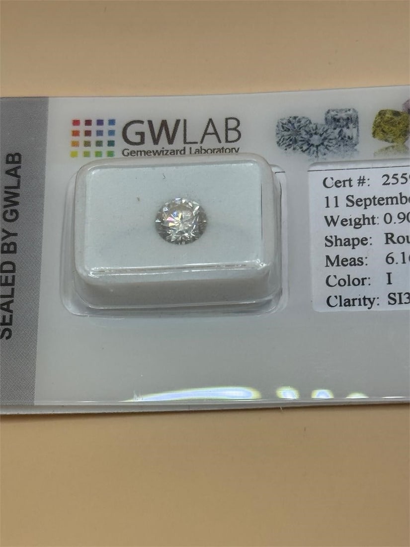 Natural Round Diamond 0.90ct - 4