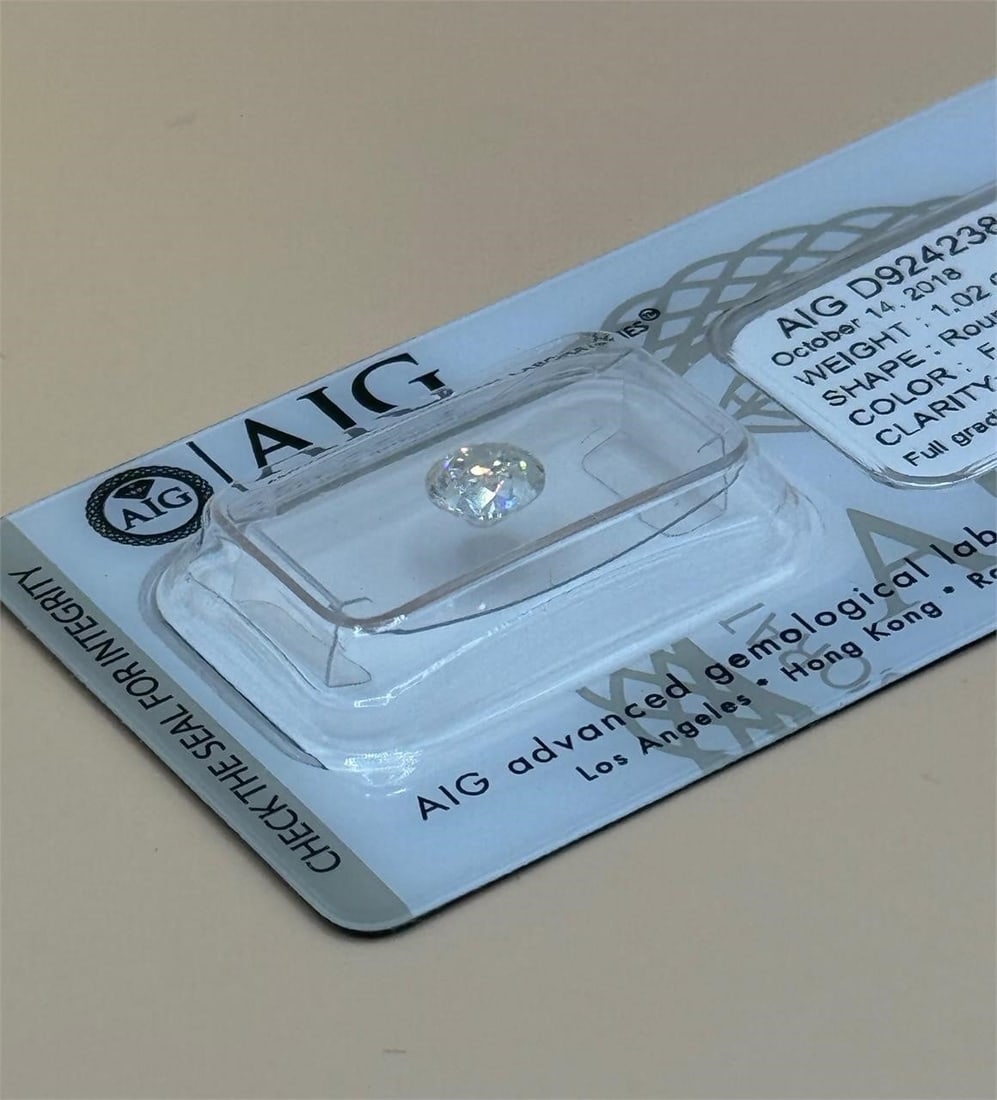 Natural Round Diamond 1.02ct - 5