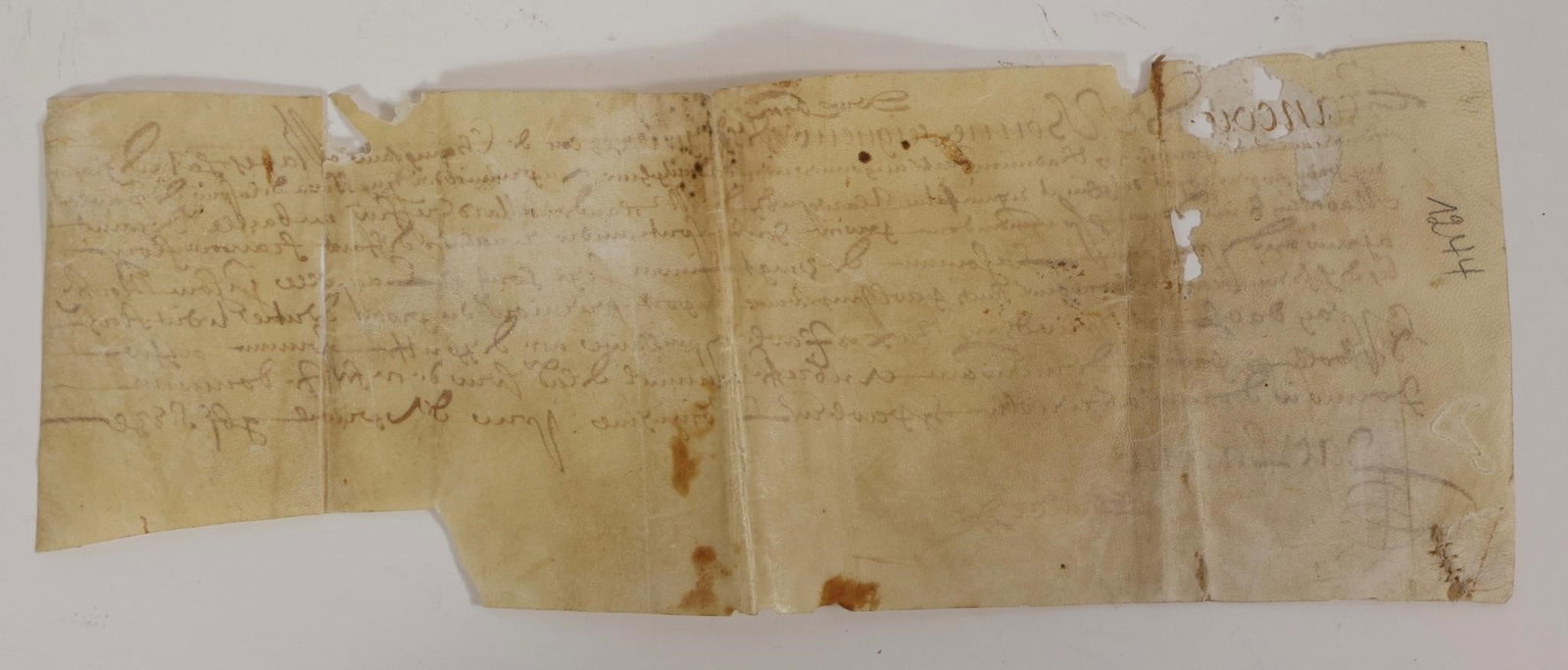 17th C. French Manuscript Document - 2