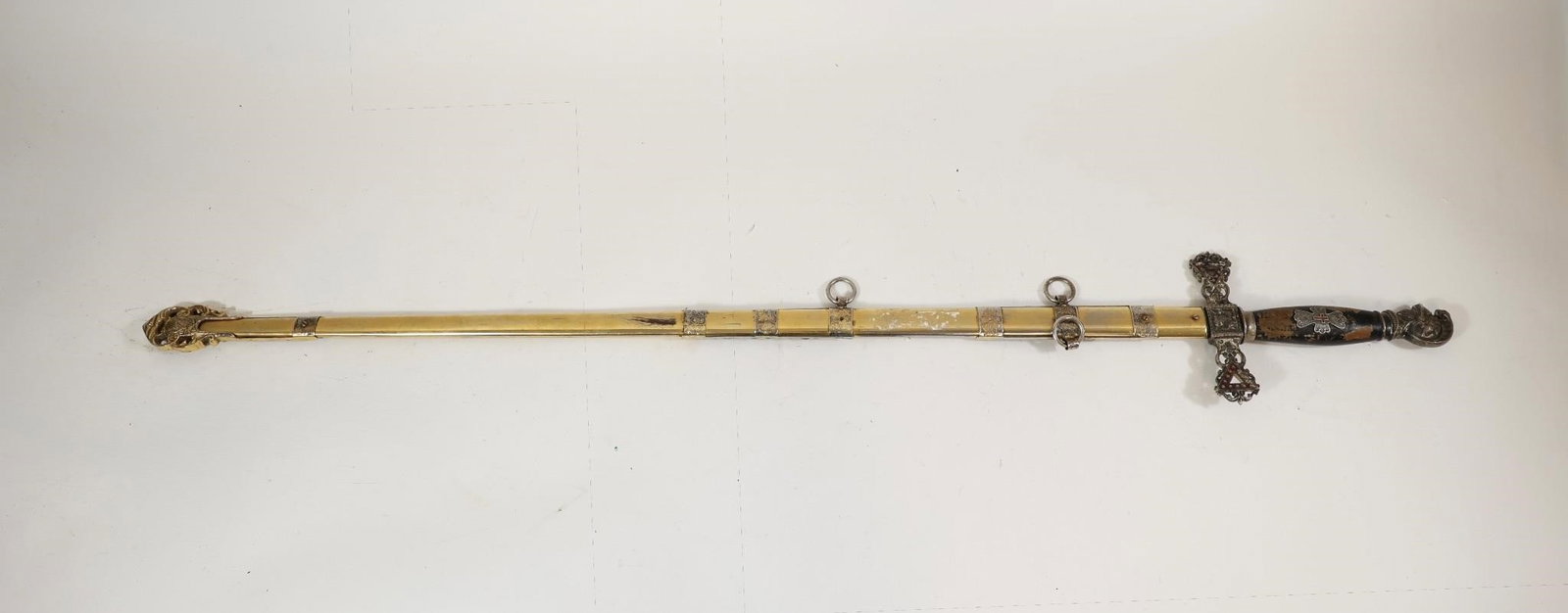 Masonic Knights Templar Sword w/ Scabbard - 2