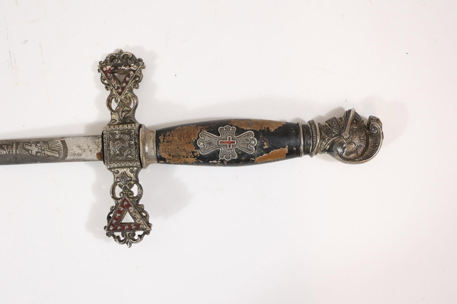 Masonic Knights Templar Sword w/ Scabbard - 7