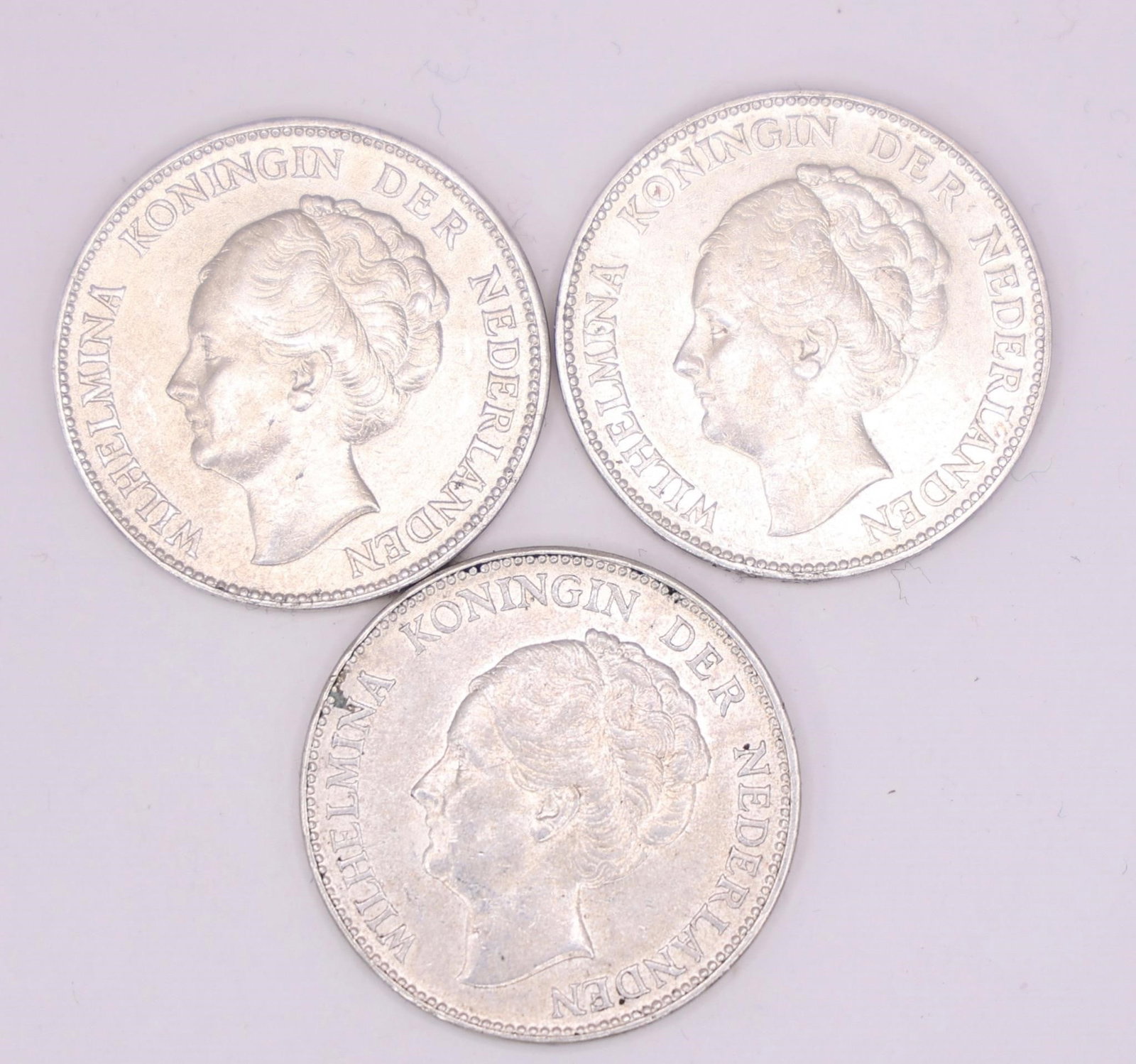 1929 Netherlands Queen Wilhelmina Silver Gulden - 2