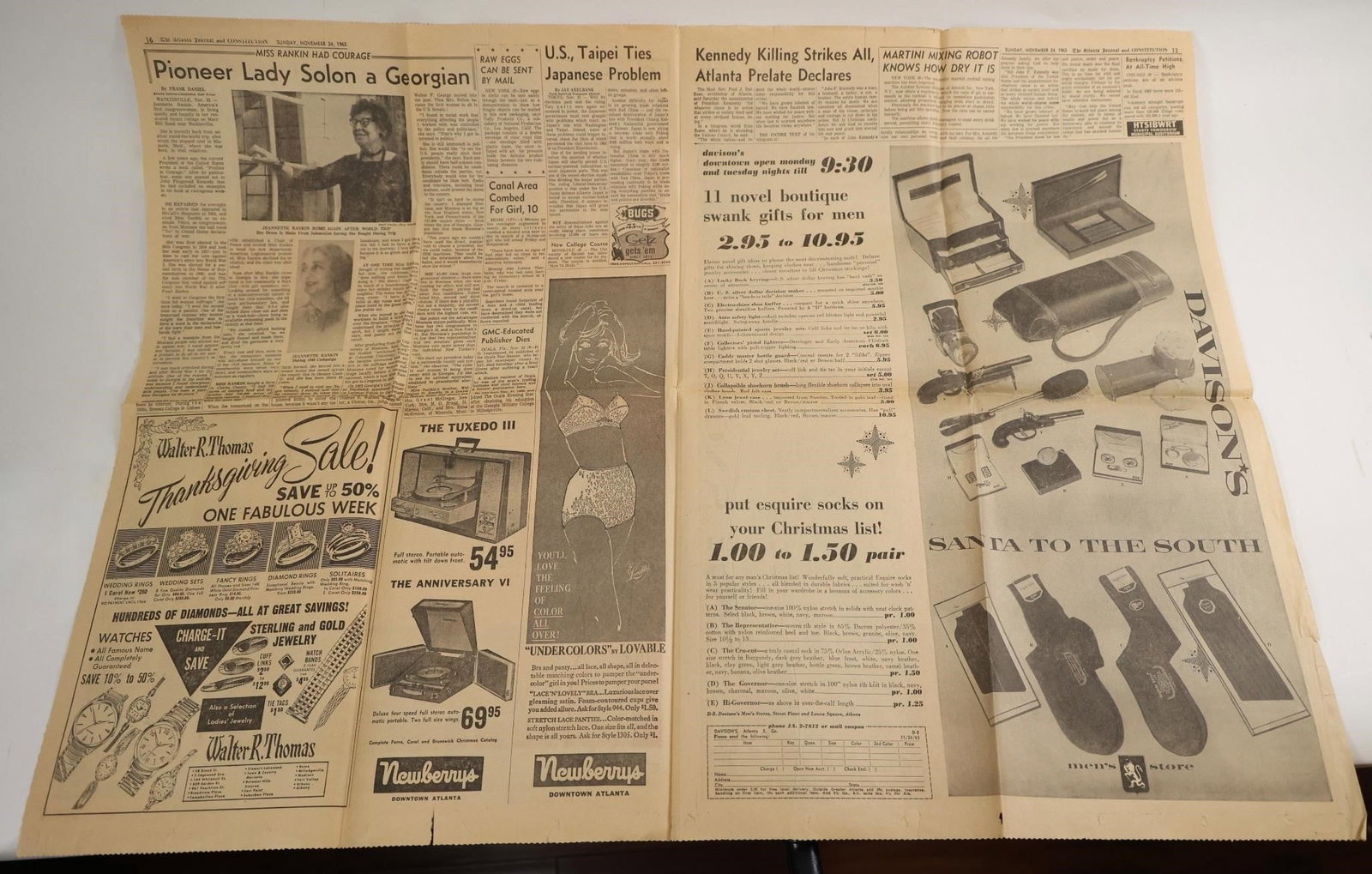Atlanta Journal Constitution JFK 1963 - 3