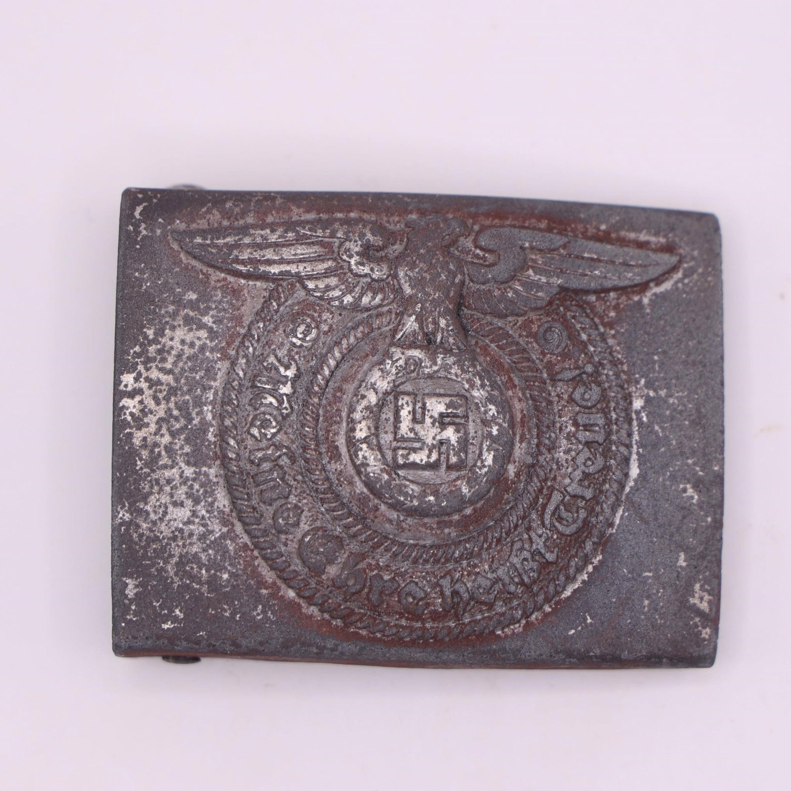 Waffen SS German Silver Belt Buckle (1 of 2)