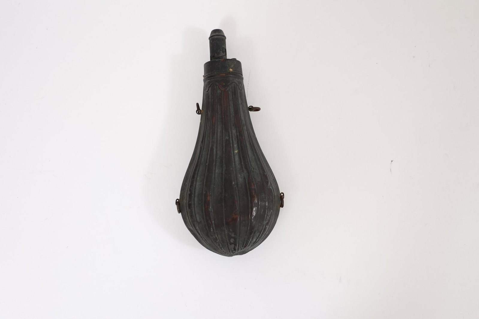 Civil War Era Fluted Powder Flask - 2