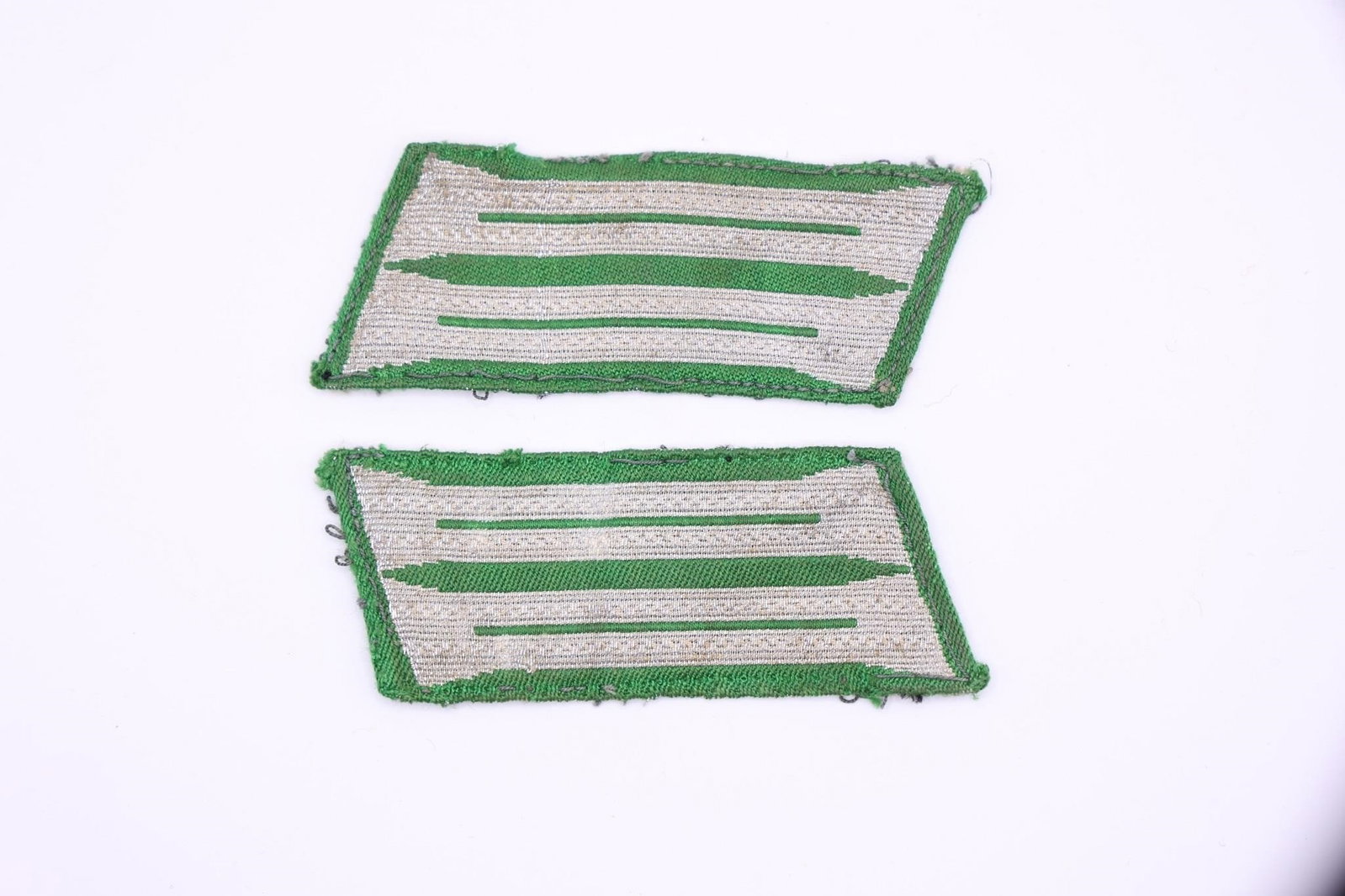WWII German Heer M36 Pioneer Collar Tabs (Pair)