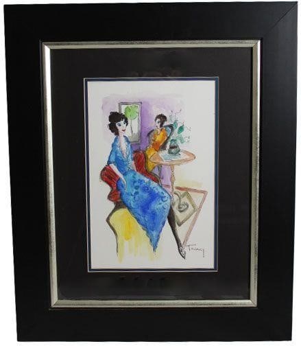 Itzchak Tarkay Seated Ladies - 3