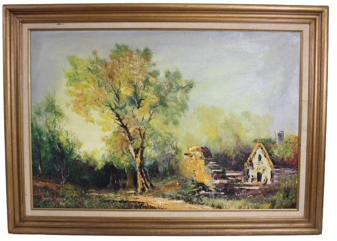 Landscape Oil Painting by Bernard Bosman (1 of 3)