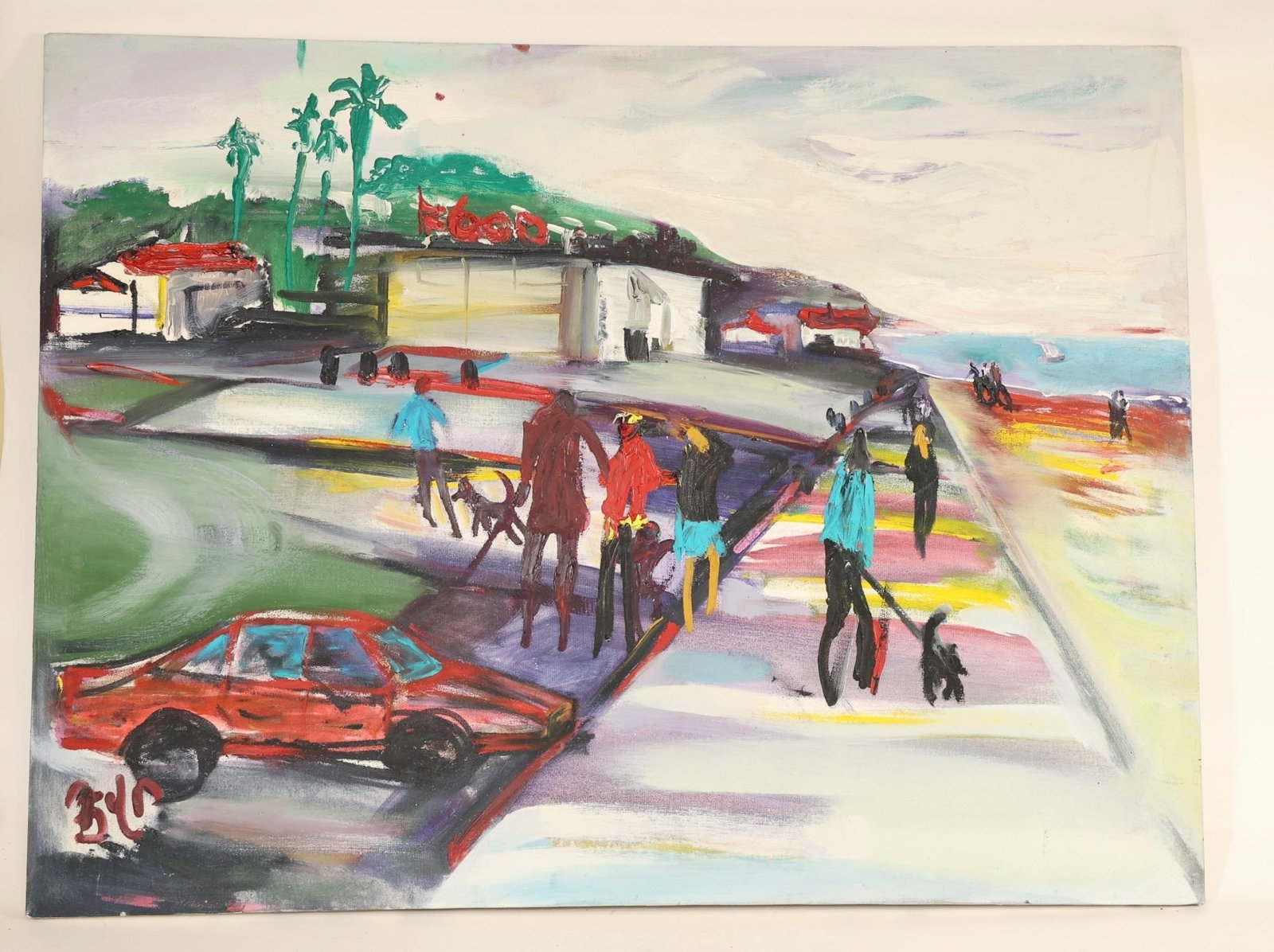 Evo Zatikyan Coastal Street Scene: Evrika "Evo" Zatikyan (1950-2024) may be a man of few words, but his paintings - more than 6,000 in the past 20 years alone - speak volumes. The prolific Armenian painter spends hours behind the canva
