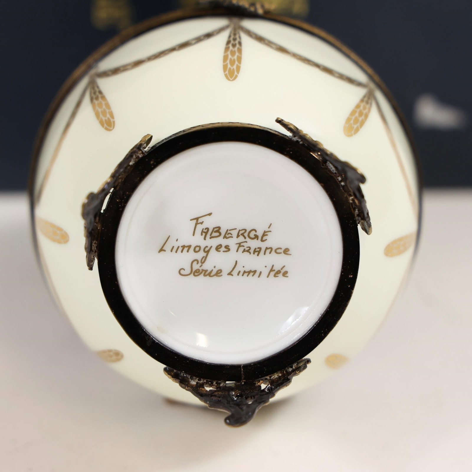 Fabergé Limoges Egg w/ Certificate - 6