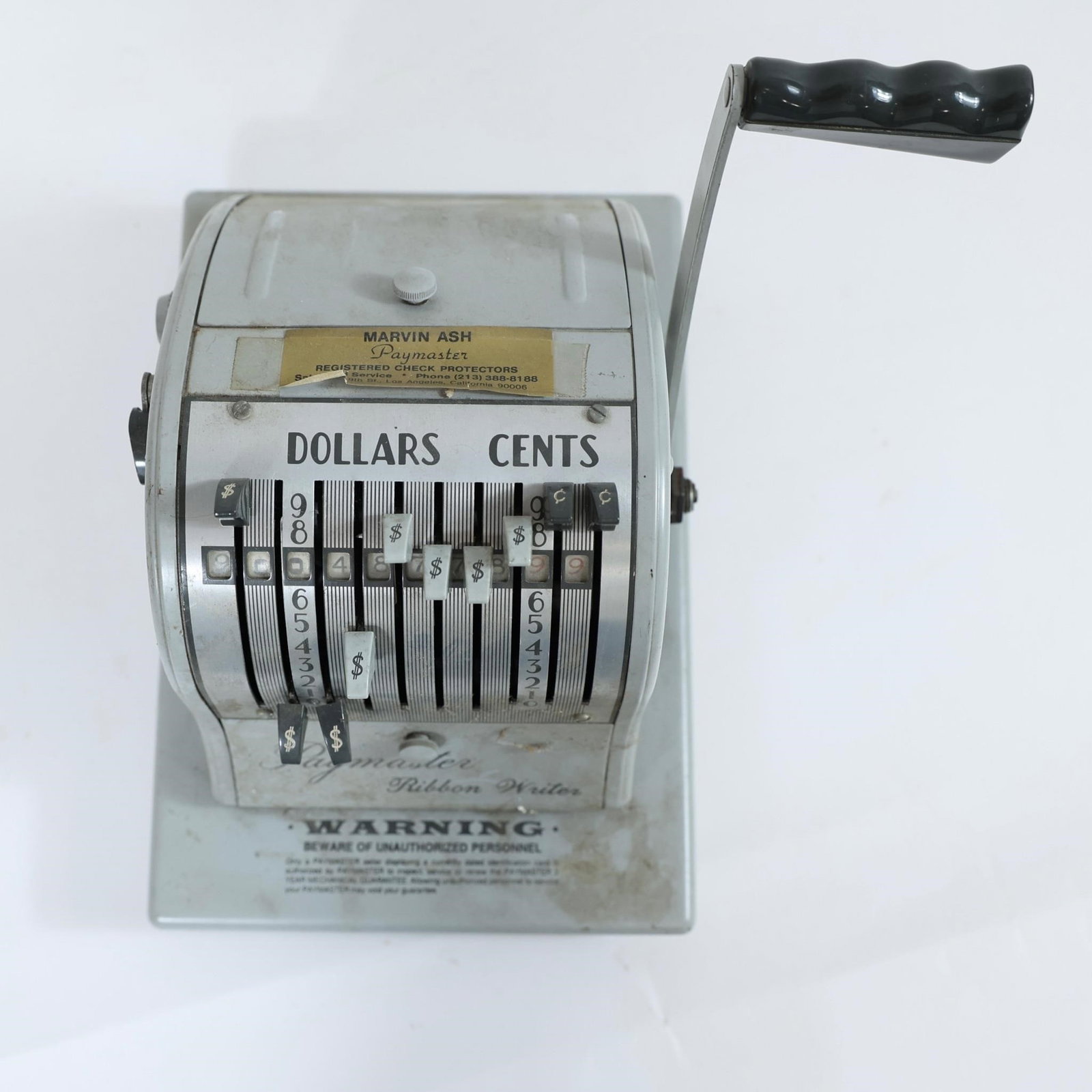 Vintage Paymaster Ribbon Writer - 4