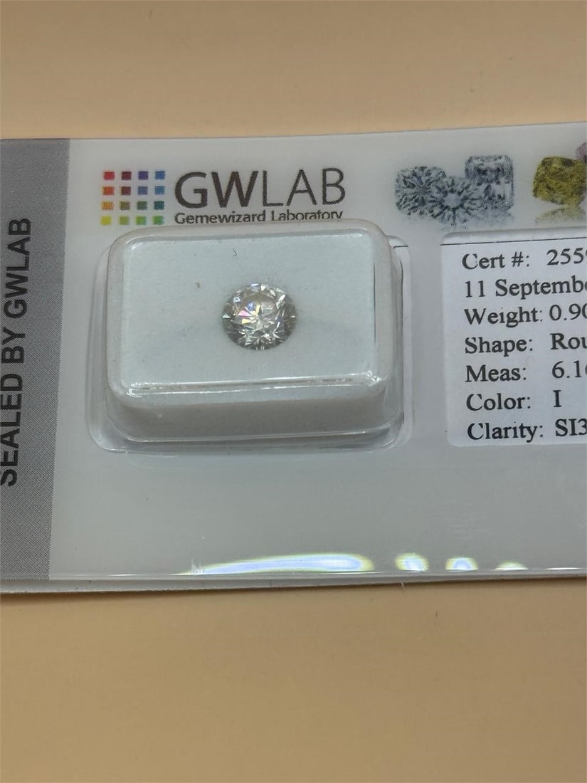 Natural Round Diamond 0.90ct - 4