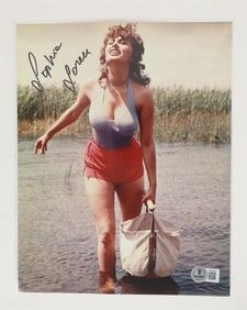Sophia Loren Signed Photo - Beckett COA