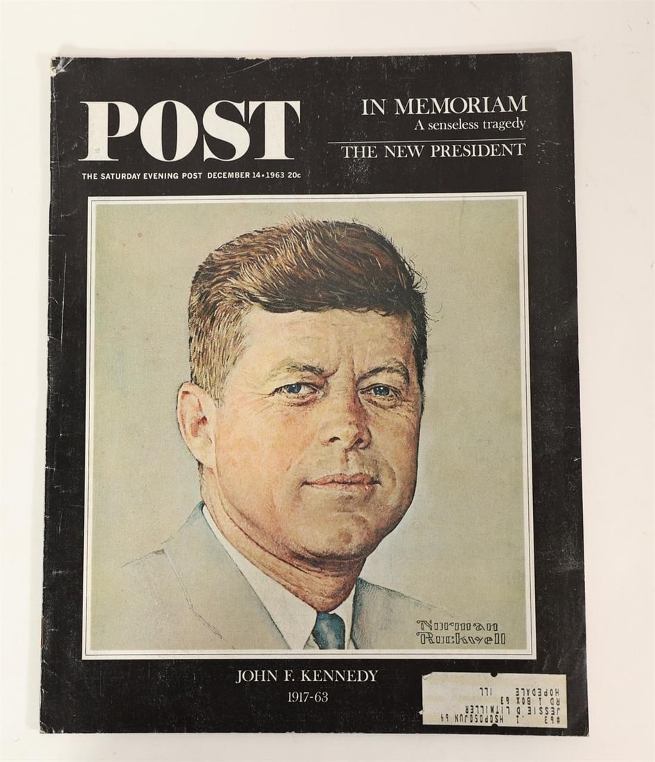 1963 JFK Memorial Saturday Evening Post (1 of 3)