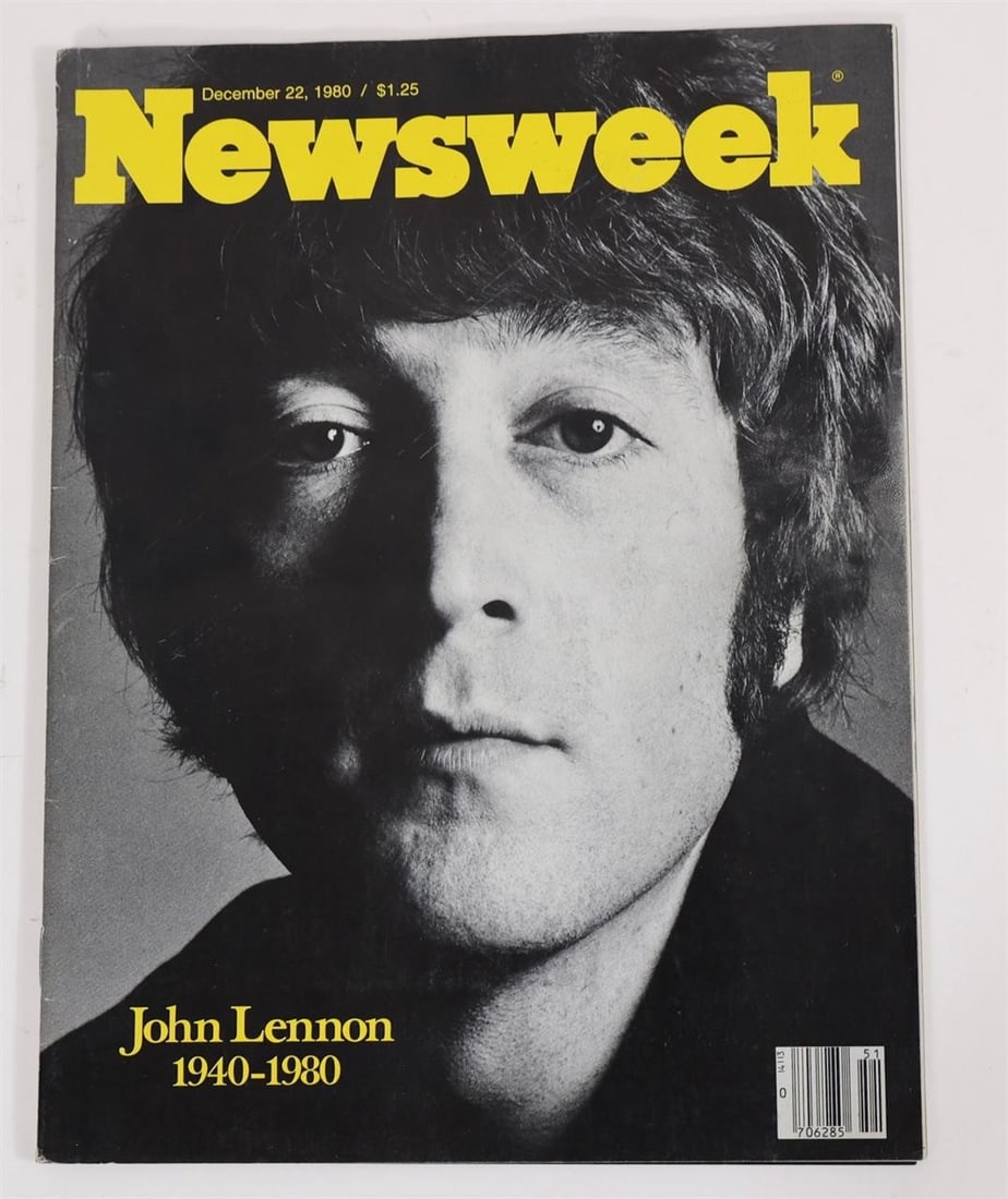 John Lennon Newsweek Dec 22, 1980 Issue: Original Newsweek magazine featuring John Lennon memorial cover.