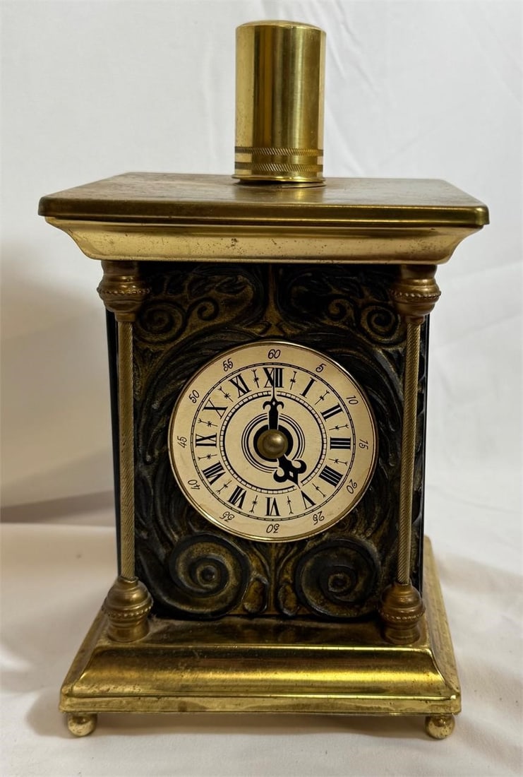 Vintage Decanter Music Box Fake Clock: Made in JapanDimensions:5x5x9
