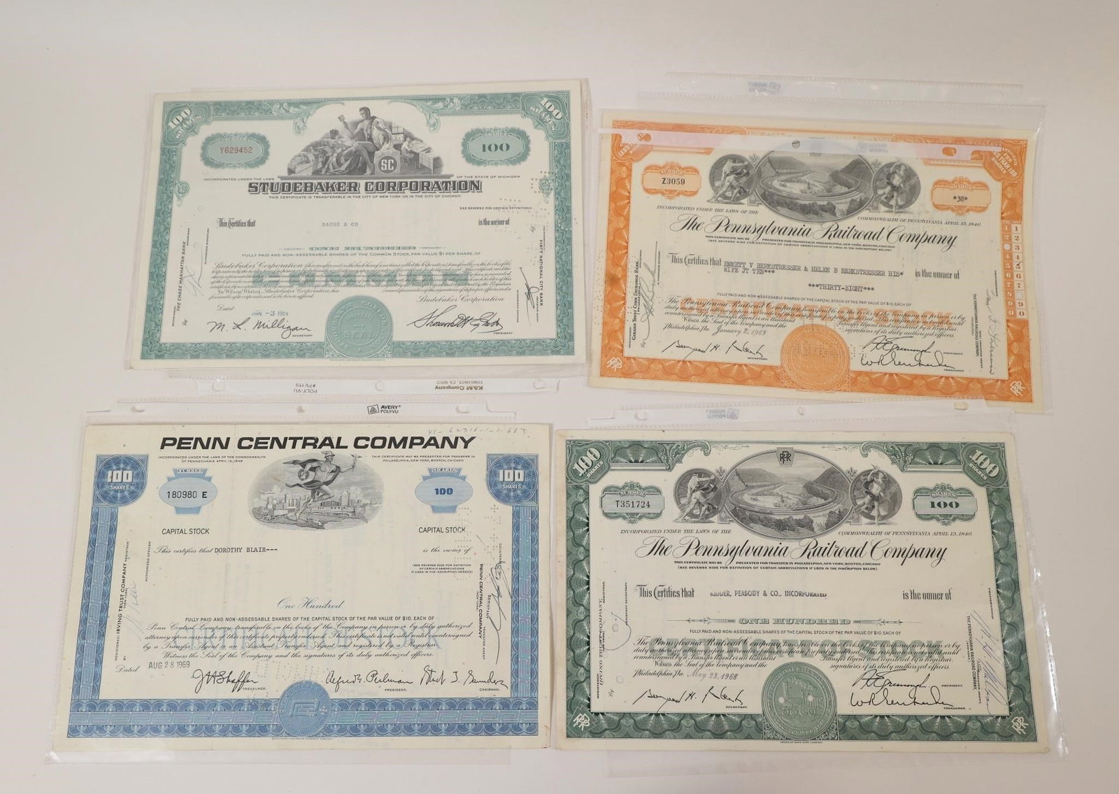 Railroad & Corporate Stock Certificates (1 of 2)
