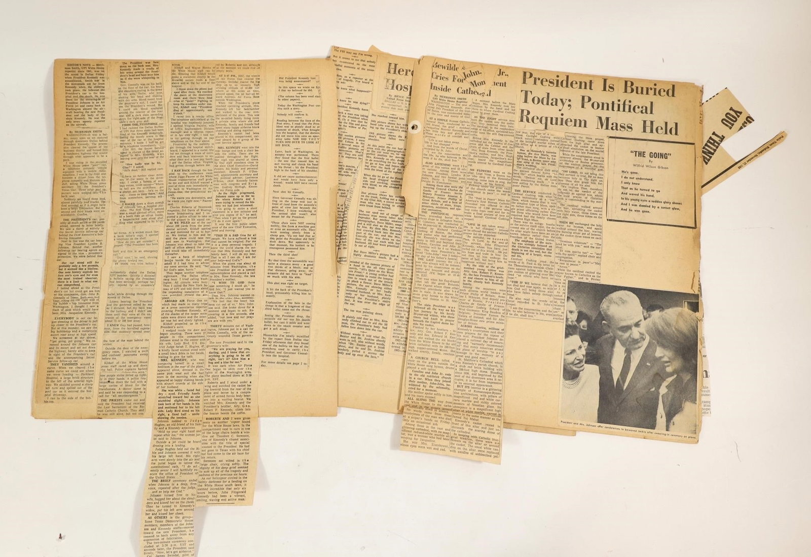 JFK Assassination Newspaper Clippings Articles - 2