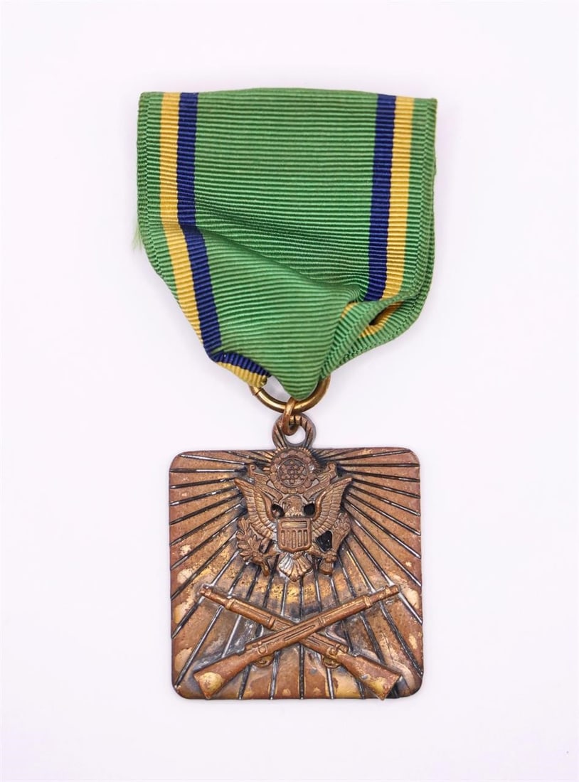 Armed Forces Service Medal: Full-size Armed Forces Service Medal (AFSM), an official U.S. military decoration authorized by Executive Order 12985 in January 1996.