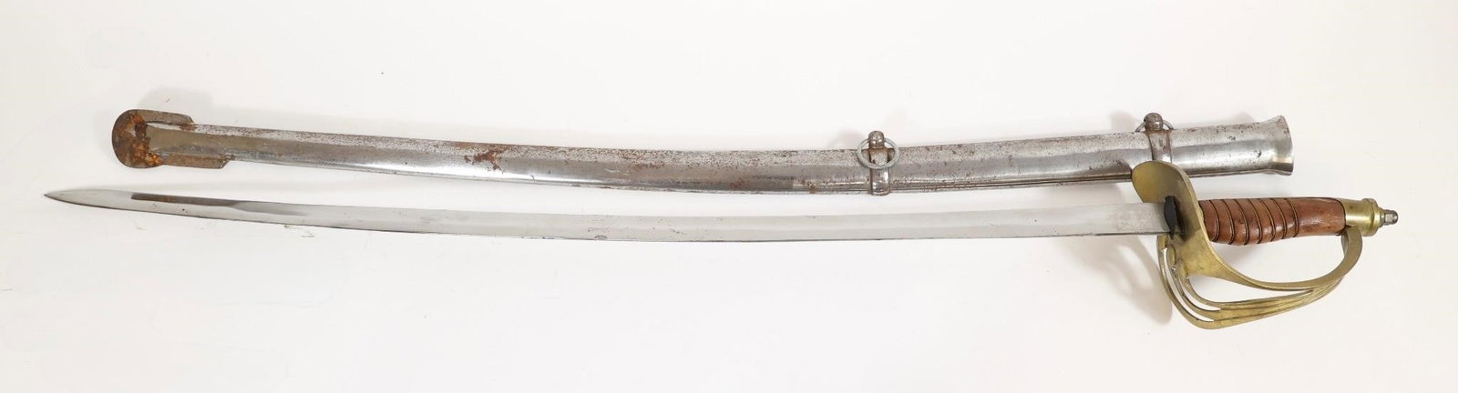 US Model 1860 Light Cavalry War Sword: US Model 1860 Light Cavalry War SwordOverall length: approximately 40 inches.