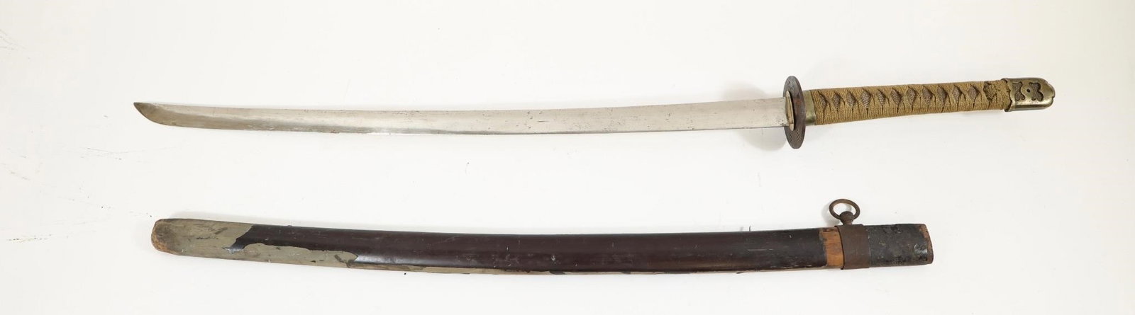 WWII Japanese Army Katana with Scabbard (1 of 7)
