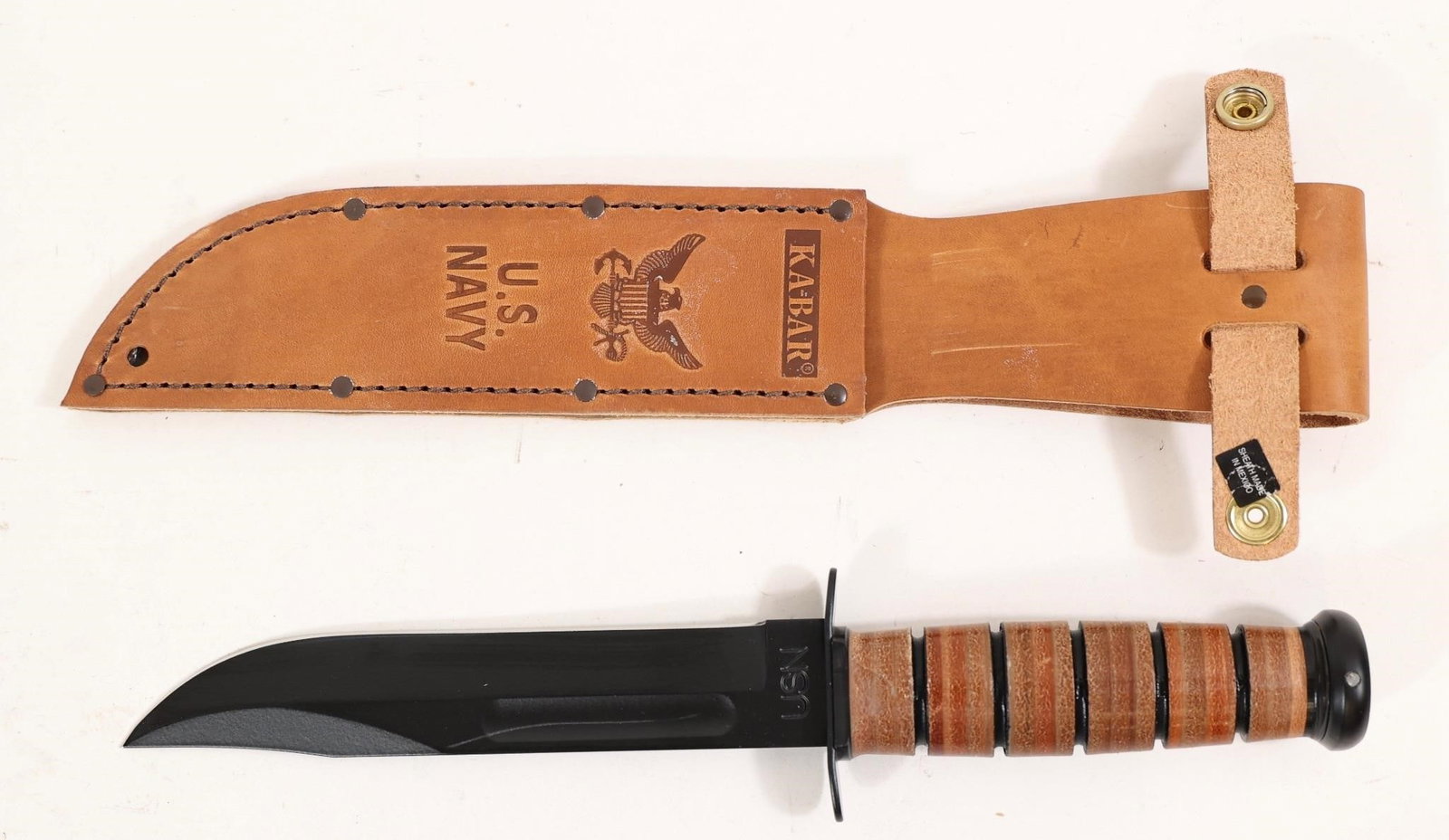 Ka-bar 1225s Brown Full-size Leather Sheath: This Ka-bar 1225s Brown Full-size Leather Sheath Is Designed To Fit Ka-bar Knives With 7-inch Blades And Double Guards. Its Full-size Brown Leather Construction Offers Secure Retention And A Molded