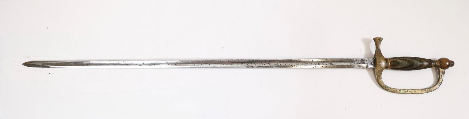 1864-Dated Civil War Model 1840 Musician's Sword: 1864-Dated Civil War AMES Model 1840 Musician's NCO Sword by Chicopee, Massachusetts