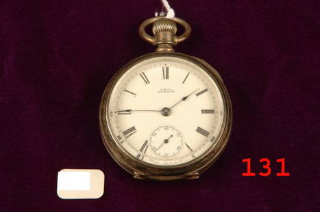 Waltham coin silver Ellery pocket watch: not running