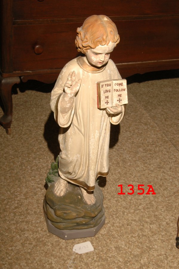 Chaulk-ware statue of Angelic Boy