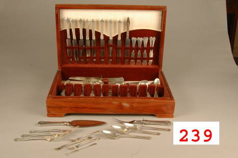 Cased sterling set RMS: Approx. 92