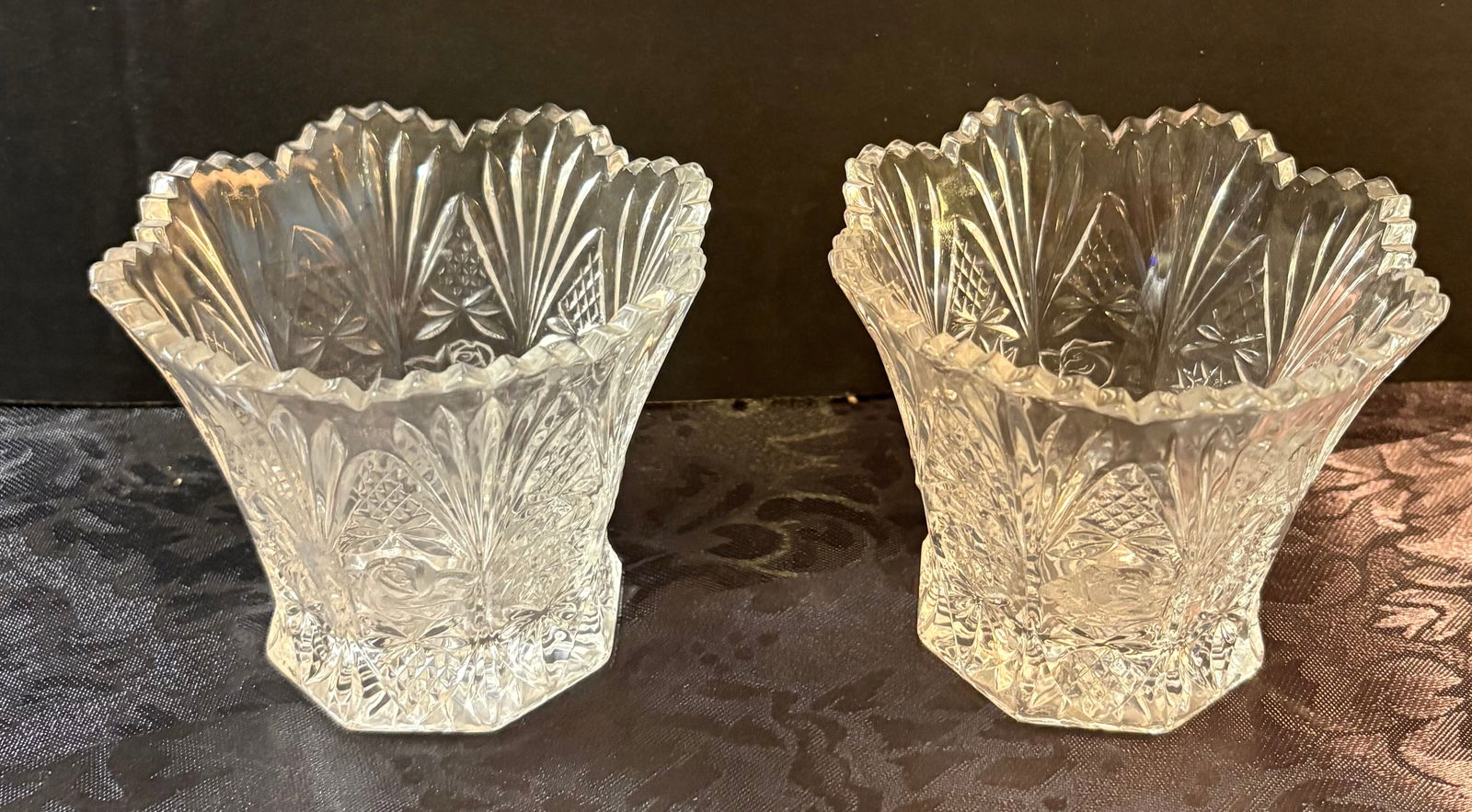 Vintage (ca. 1950s) 2-Piece Petite Glass Jam/Jelly/Compote dish(s) (1 of 5)