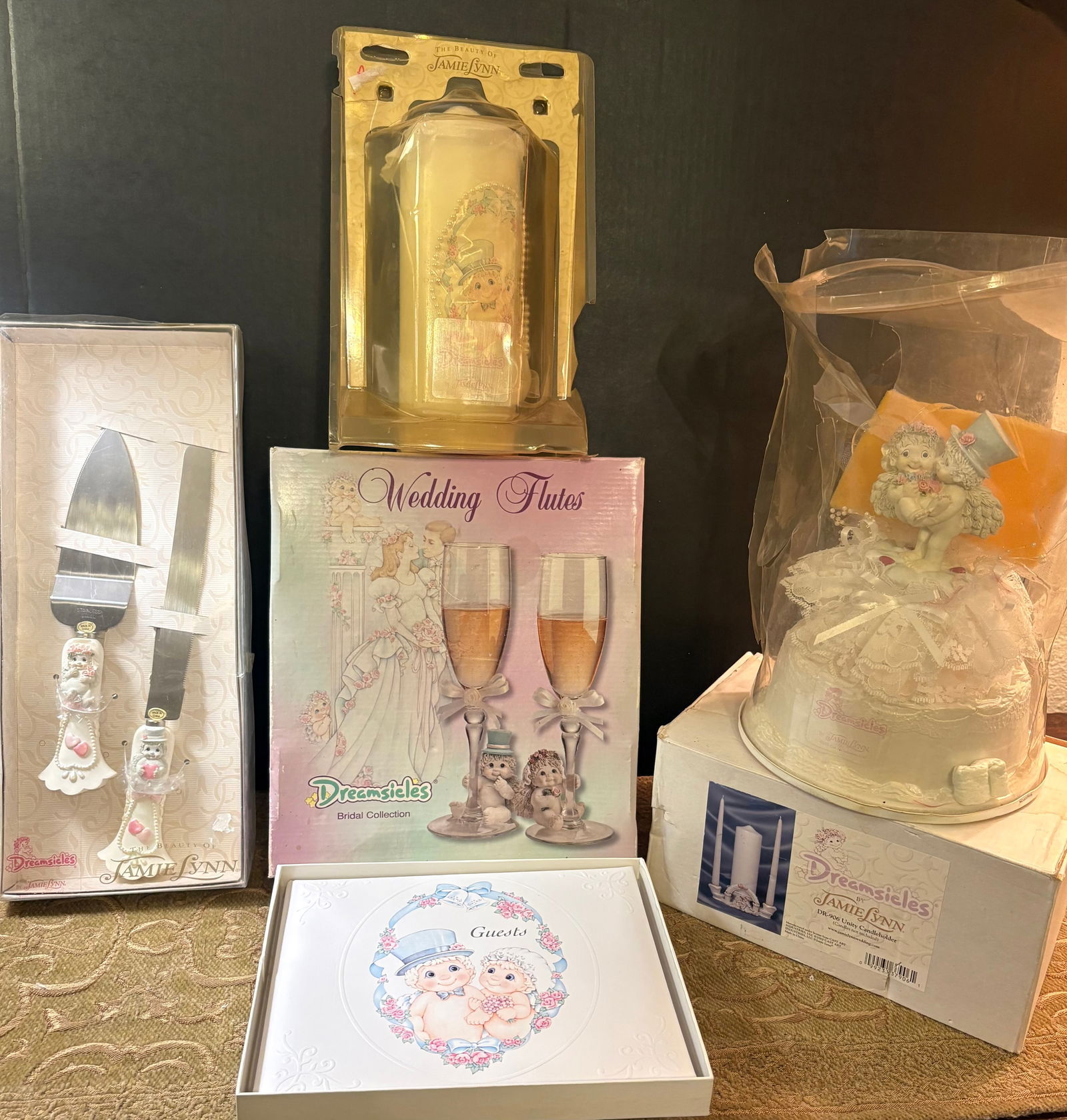 Vintage Jamie Lynn Dreamsicles Wedding 6-Piece Set (1 of 14)